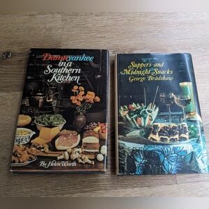 Vintage Cookbook Set - Southern Kitchen & Midnight Snacks